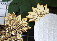 Ceramic Pineapple Leaf Shape Jewelry Dish Household Decoration Plate Porcelain