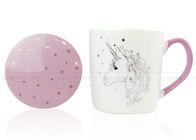 Unicorns Personalized Coffee Travel Mugs High Temperature Color Glaze