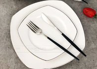 Luxury New Bone Elegant Dinnerware Sets Custom Rectangular Dinnerware Sets