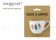 Food Grade Espresso Coffee Mugs Printable With BSCI DISNEY Certification
