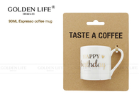 BSCI DISNEY Certificated Espresso Coffee Mugs 90mL Capacity With Happy Birthday Design
