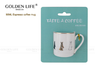 BSCI DISNEY Certificated Espresso Coffee Mugs Mug PC Real Gold Animals Design