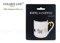 BSCI DISNEY Certificated Espresso Coffee Mugs Mug PC Real Gold Animals Design