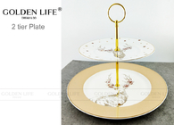 Kitchen Accessories Decorative Ceramic Plates Dinner Set Two Tier Fruit Plate Reindeer Head Style