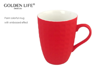 12 Colors Fine Bone 400ml Coffee Mugs Gifts 8.7x7.2x9.2cm