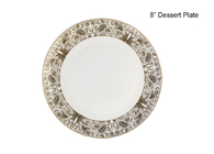 18 Piece 8&quot; 10.5&quot; Plate Ceramic Dinnerware Sets 20x3.5cm