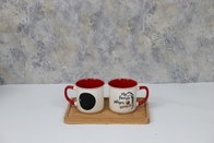 320cc customized design Ceramic/Porcelain Tea/Coffee Mug with Handle retro style