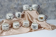 Ceramic/Porcelain 360cc ball Mug With Handle Tea/Coffee Mug for Home office using