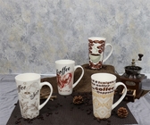 510cc coffee mug milk mug AB grade Ceramic/Porcelain for commercial using customized design