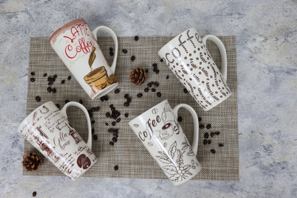510cc coffee mug milk mug Ceramic/Porcelain for Home and Office using customized design